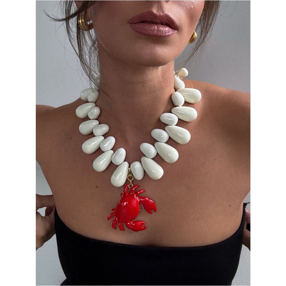 Crab necklace N2136